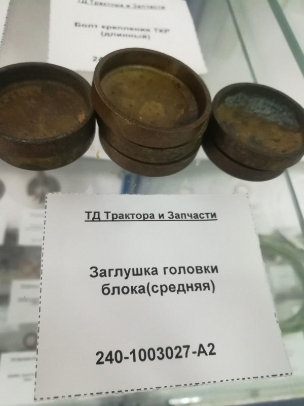 Заглушка головки блока(средняя) — 1