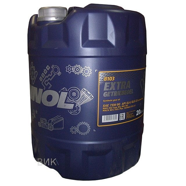 MANNOL GL- Extra Getriebeoel 75w90 син 20л — 1